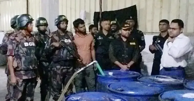 নারায়ণগঞ্জে র‌্যাব ও বিজিবির অভিযান